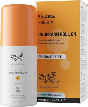 Chemist at Play UnderArm Roll-On 40Ml Fragrance Free (pack of 2)