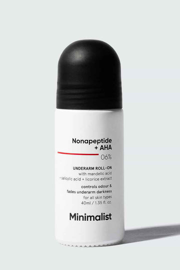 Minimalist Nonapeptide + AHA 6% Underarm Roll-On (pack of 2)