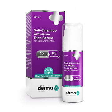The Derma Sali-Cinamide Anti-Acne Serum with 2% Salicylic Acid & 5% Niacinamide - 30ml