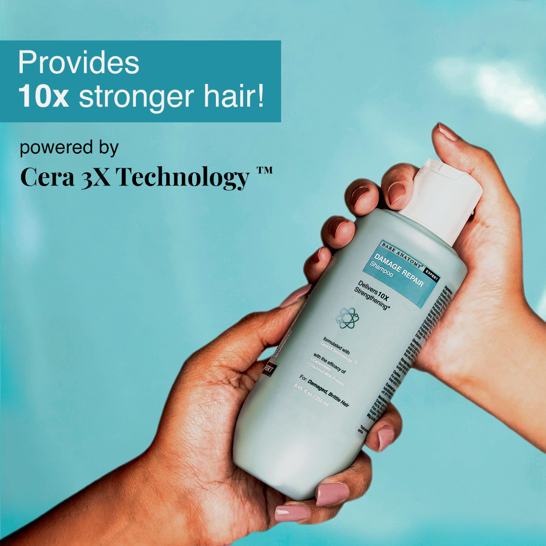 Bare Anatomy Damage Repair Shampoo for Dry & Brittle Hair- 250ml