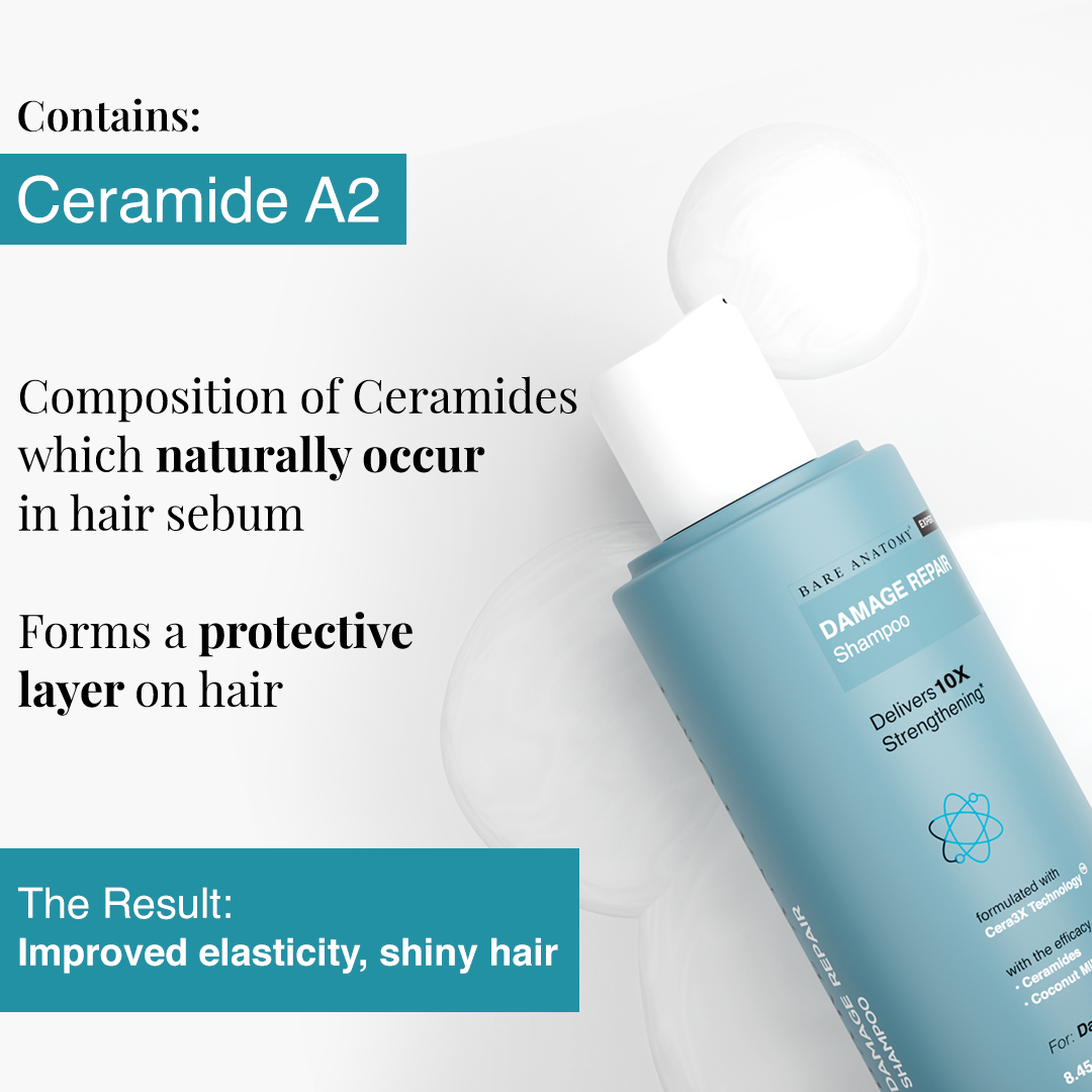 Bare Anatomy Damage Repair Shampoo for Dry & Brittle Hair- 250ml