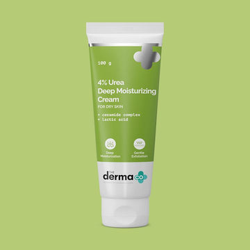 The Derma Co 4% Urea Deep Moisturizing Cream with Urea, Lactic Acid, and Ceramide Complex - 100 gm