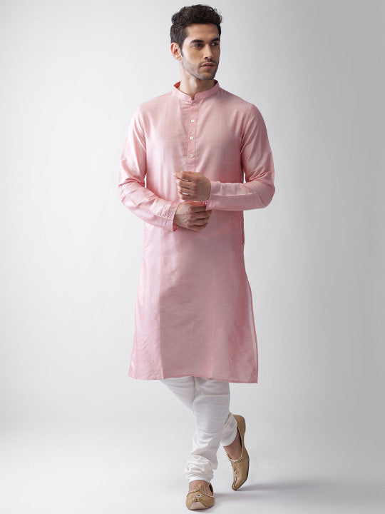 Men Regular Fit Printed Kurta Jacket Churidar Set