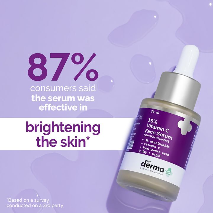 The Derma Co 15% Vitamin C Face Serum - 30ml