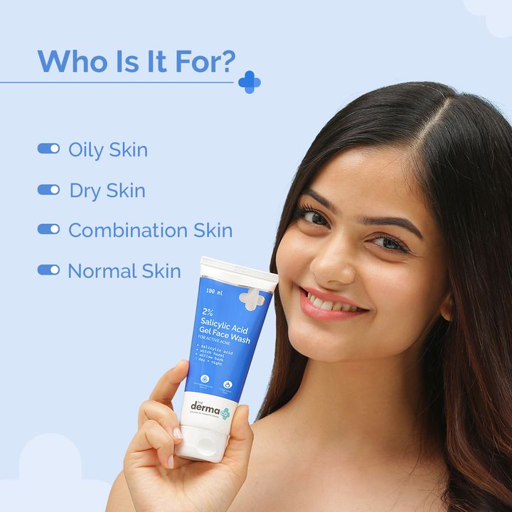 The Derma Co 2% Salicylic Acid Gel Face Wash with Salicylic Acid & Witch Hazel - 100ml