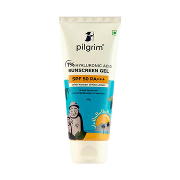 Pilgrim 1% Hyaluronic Acid Sunscreen Gel SPF 50 PA+++ 50gm