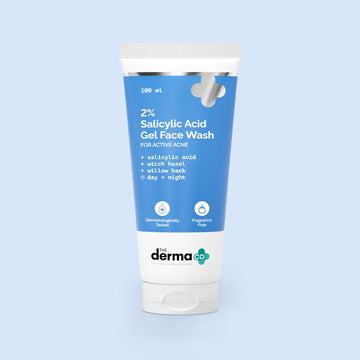The Derma Co 2% Salicylic Acid Gel Face Wash with Salicylic Acid & Witch Hazel - 100ml