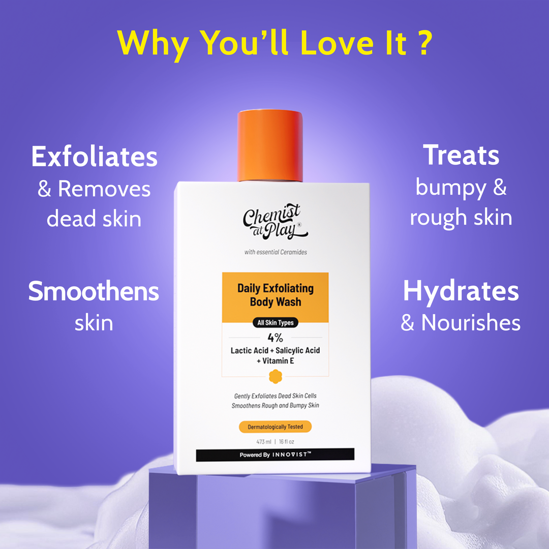 Chemist at Play Exfoliating Body Wash with Lactic Acid - 473 ml
