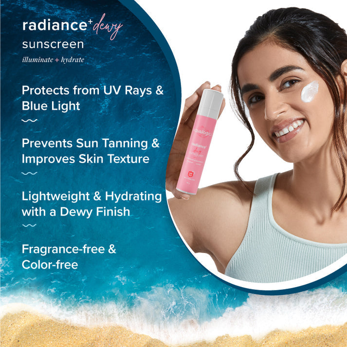 Aqualogica Radiance+ Dewy Sunscreen- 50g (Pack of 2)
