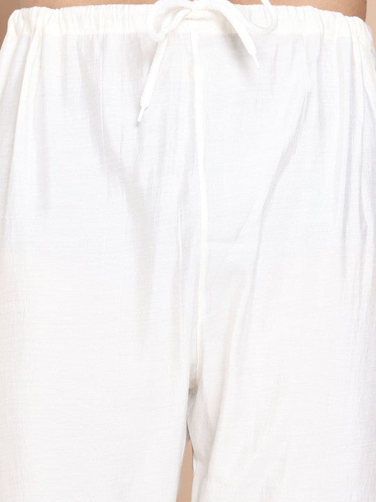 Jompers Men Floral Embroidered Kurta with Pyjama