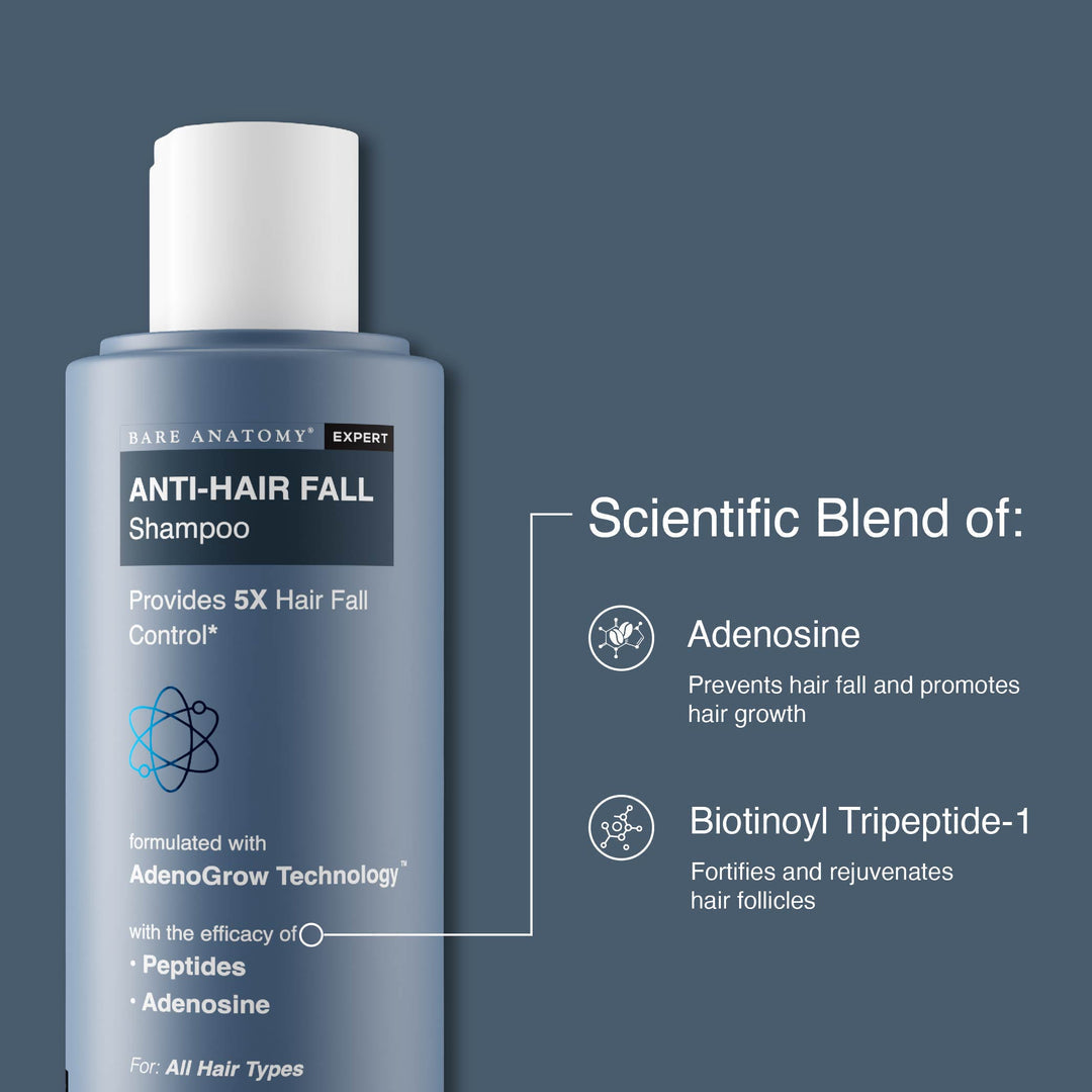 Bare Anatomy Hair Fall Control Shampoo with Peptides 250ML