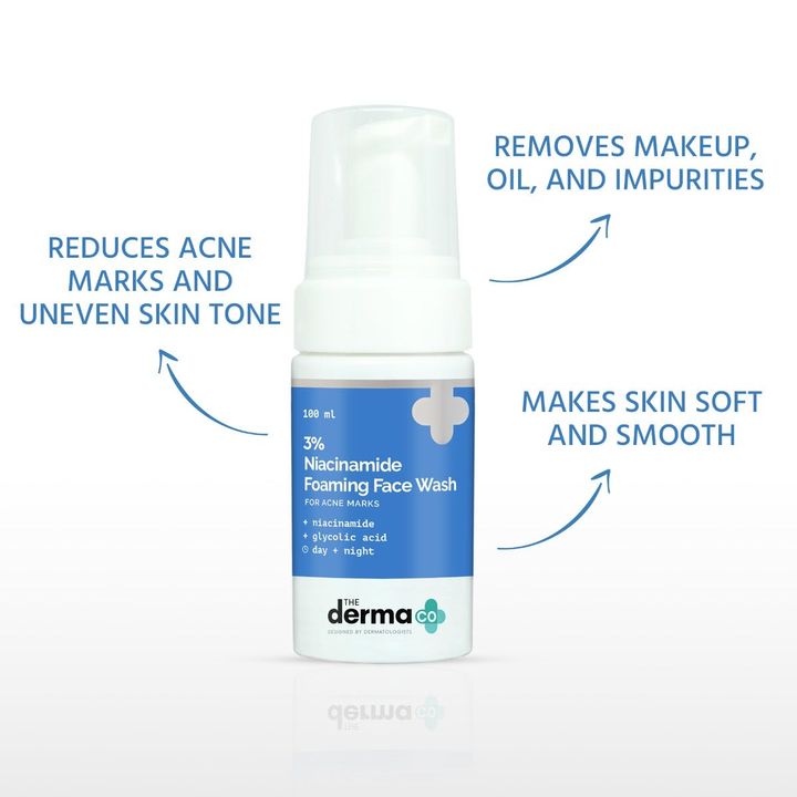 The Derma Co 3% Niacinamide Foaming Face Wash - 100ml