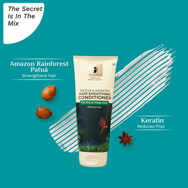 Pilgrim Patuá & Keratin Hair Smoothening Conditioner 200Ml