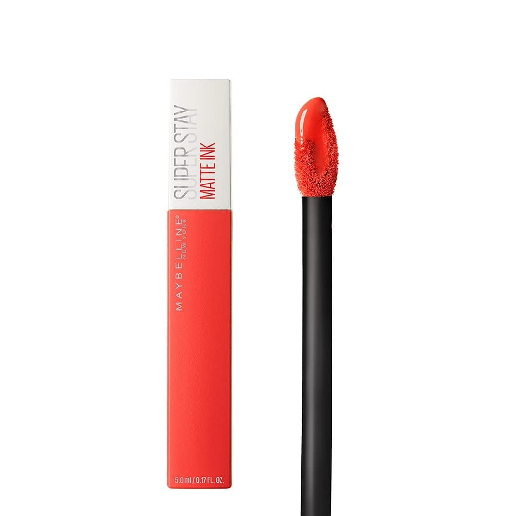 Maybelline New York SuperStay Matte Ink Liquid Lipstick - 15 Lover, Highly pigmented, Transfer Proof & Fade Proof. Maybelline New York SuperStay Matte Ink Liquid Lipstick Lasts Up To 16 Hour | 5ml