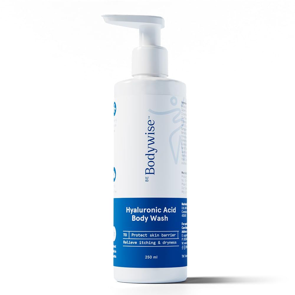 Be Bodywise 1% Salicylic Acid Exfoliating Body Wash Shower Gel 250ml | Prevents Body Acne, Bumpy skin & Deep cleanses | Suitable for All Skin Types.