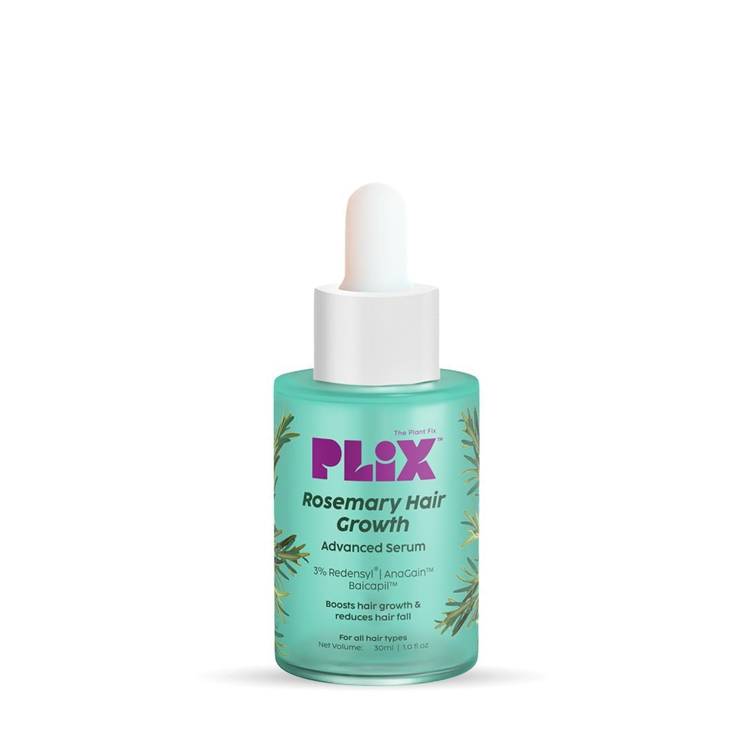 The Plant Fix Plix Rosemary Hair Growth Serum with 3% Redensyl, 4% AnaGain, 3% Baicapil, 30 ml - Dhevu