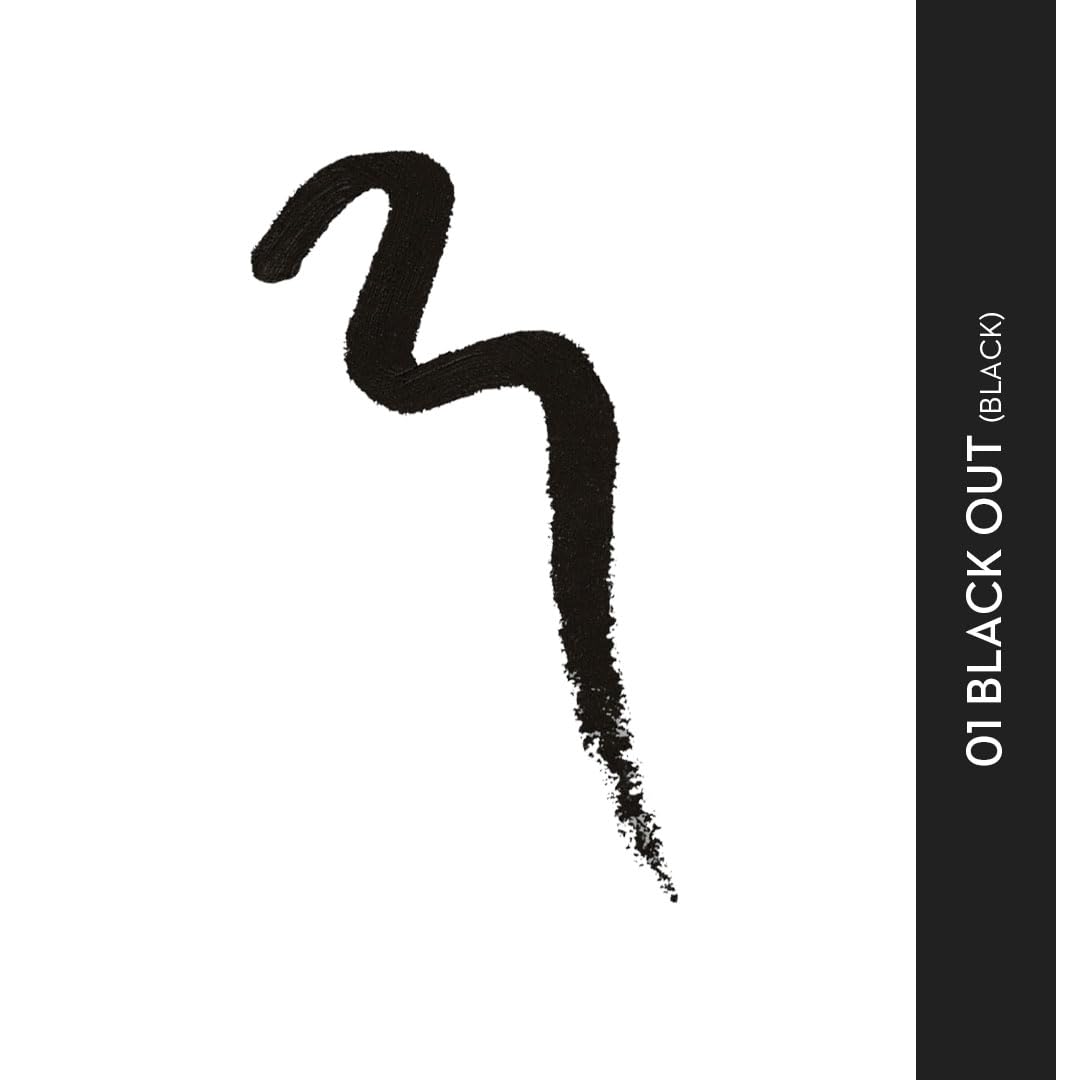 SUGAR Cosmetics Kohl Of Honour Intense Matte Kajal | Waterproof & Smudgeproof | Lasts upto 10hrs | 0.25gm - 01 Black Out