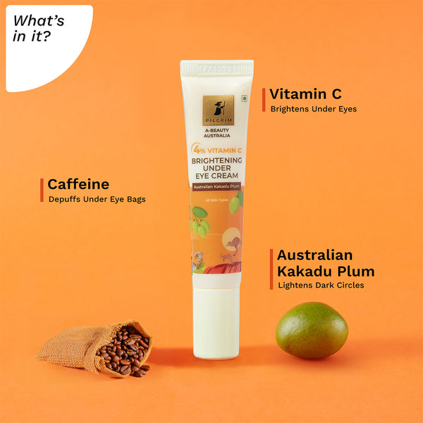 Pilgrim 4% Vitamin C Brightening Under Eye Cream 15Ml
