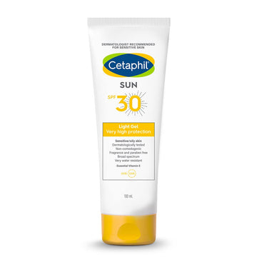 Cetaphil Sun Spf 30 Sunscreen Gel, White, Hydrate & Nourish 100 ml - Dhevu