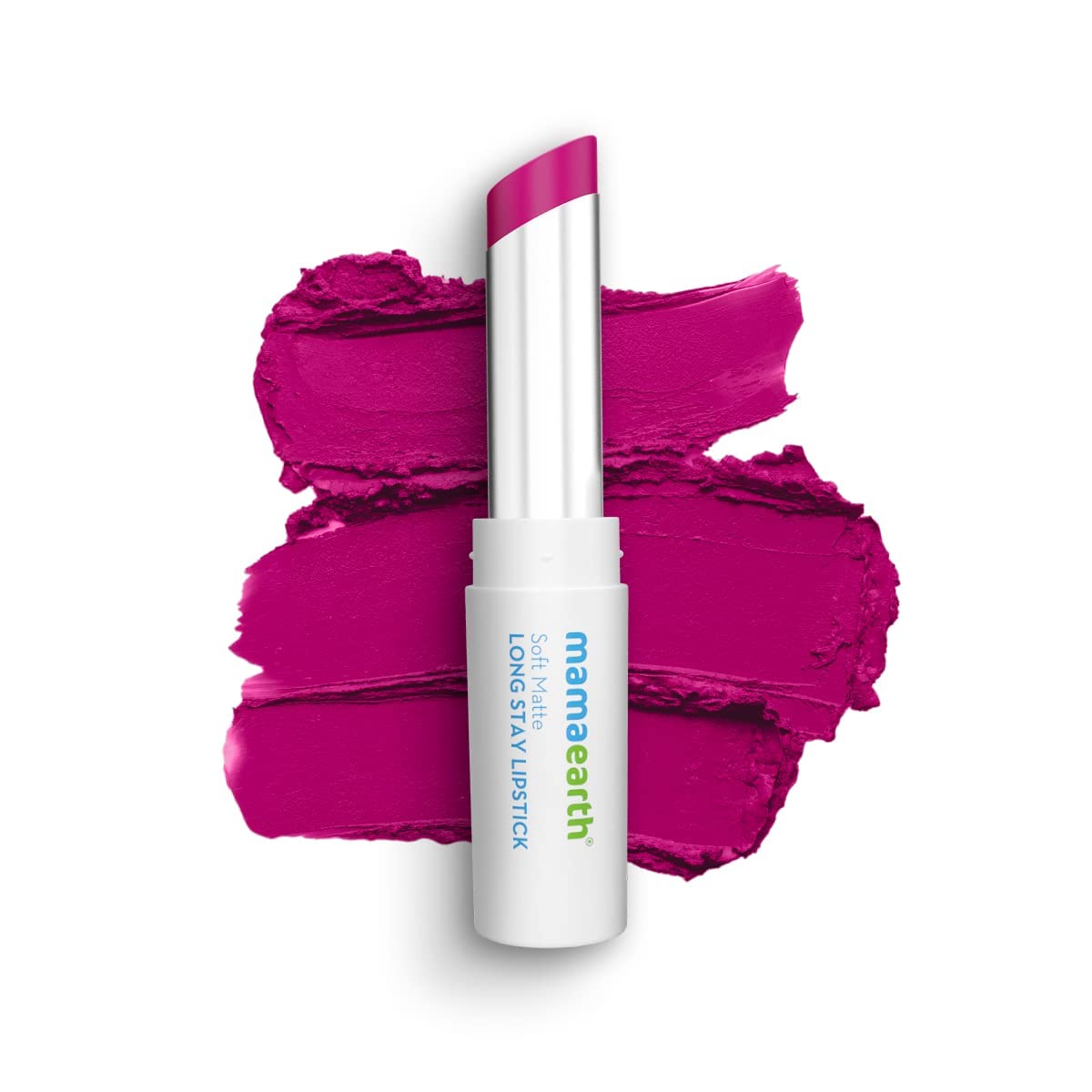 Mamaearth Soft Matte Long Stay Lipsticks with Jojoba Oil & Vitamin E for 12 Hour Long Stay  - 3.5 g - Dhevu