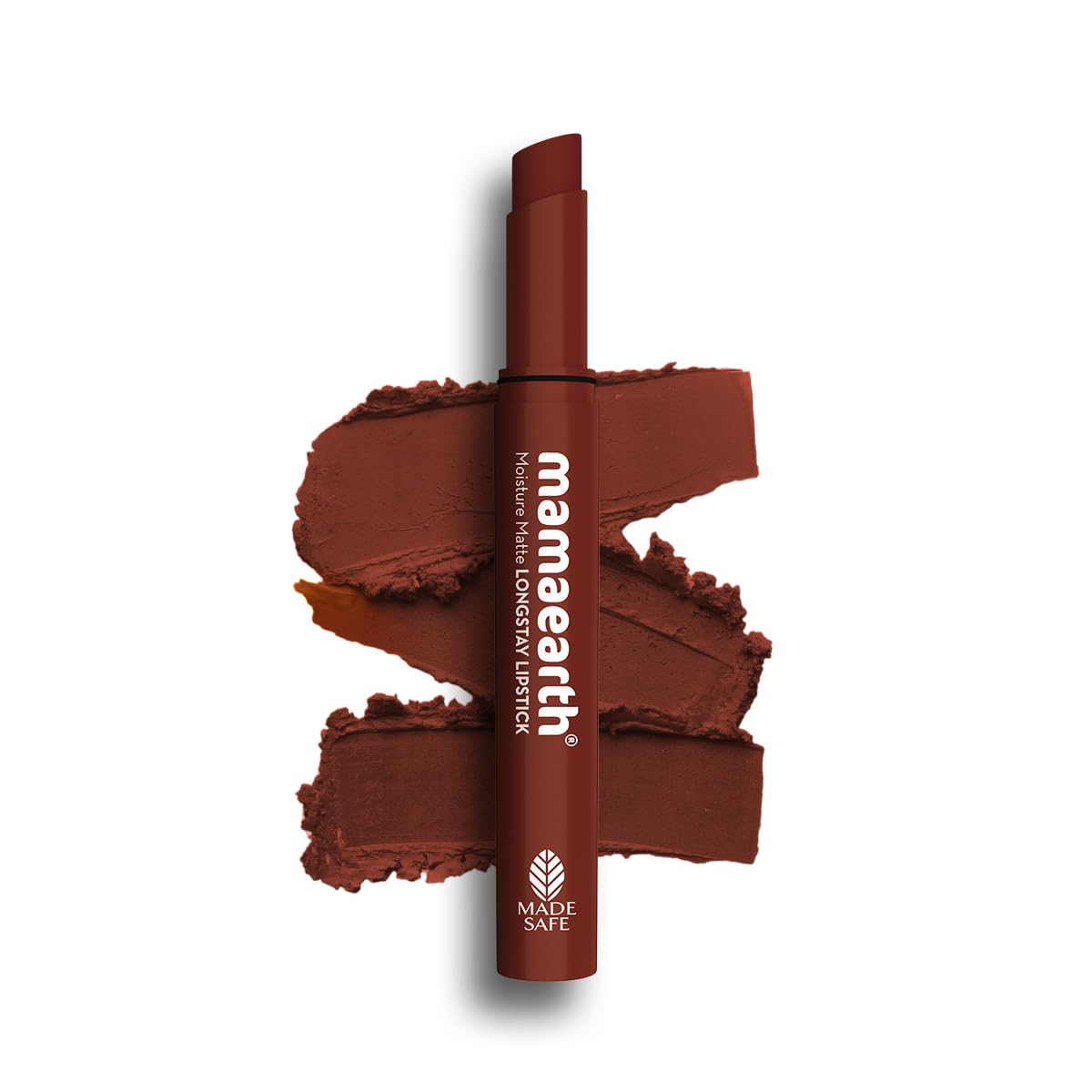 Mamaearth Moisture Matte Longstay Lipstick With Avocado Oil & Vitamin E For 12 Hour Long Stay-04 Cinnamon Nude - 2 G