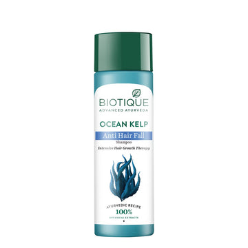 Biotique Ocean Kelp Anti Hairfall Shampoo | Intensive Hair Growth Therapy| Anti Hairfall Shampoo that Maintains Shine |100% Botanical Extracts | Suitable for All Hair Types |650ml