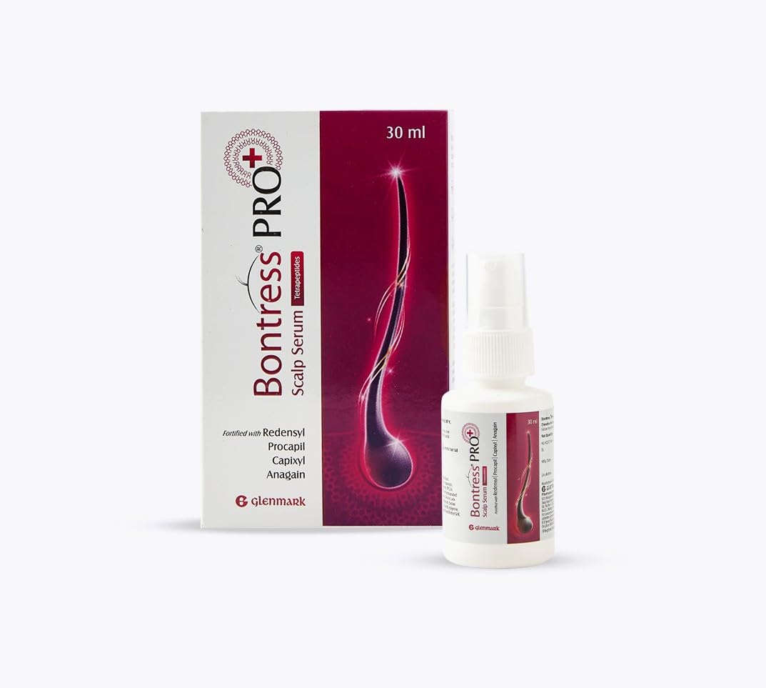 Bontress PRO+ Scalp Serum Fortified with Redensyl, Anagain, Capixyl,Procapil | Hair Serum for Hair Growth & Hair Fall 30ml - Dhevu