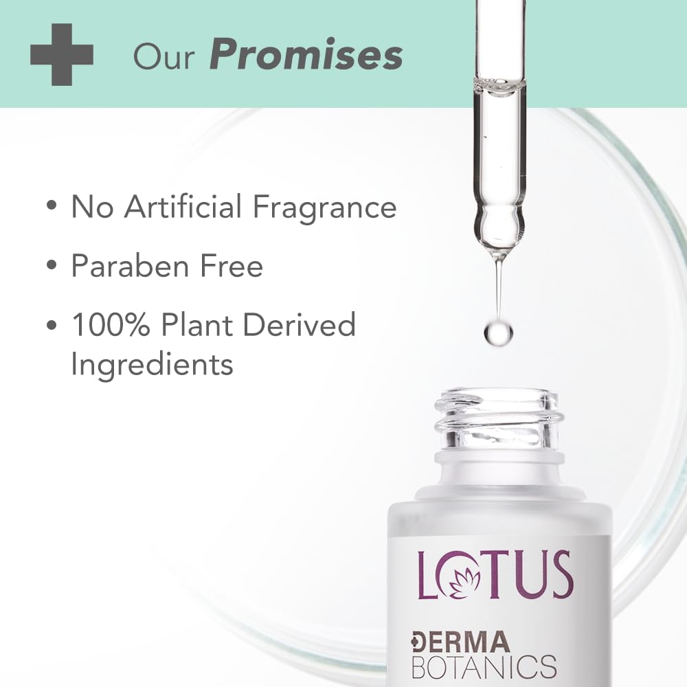 LOTUS Derma Botanics Hi-Dose Serum 28ml, Blemish Free Facewash 100g, 2 Items