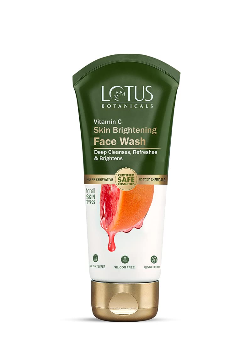 Lotus Botanicals Vitamin C Skin Brightening Face Wash - Dhevu