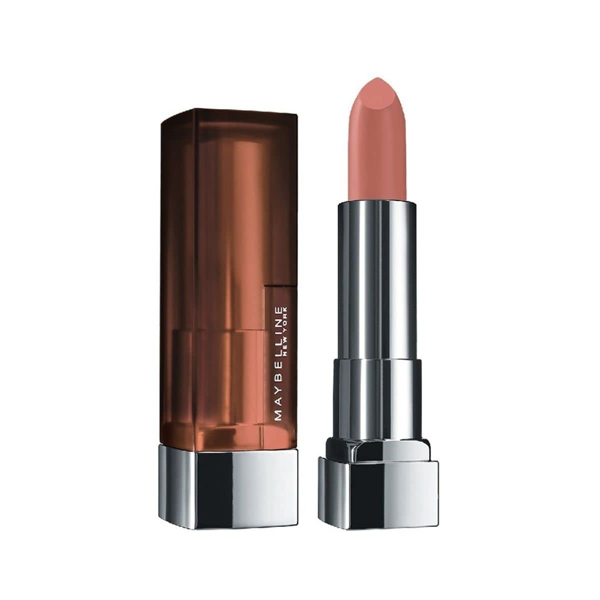 Maybelline New York Color Sensational Creamy Matte Lipstick lasts up to 12 Hours, Hydrate Lips, Rich Creamy Lipstick with Shea Butter, Comes in 42 Shades - 640 Red Liberation, 3.9g