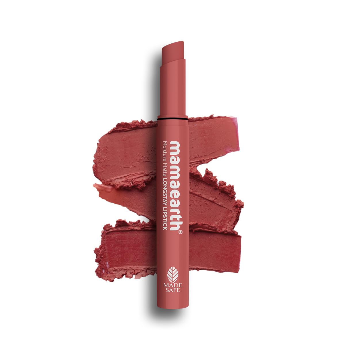 Mamaearth Moisture Matte Longstay Lipstick With Avocado Oil & Vitamin E For 12 Hour Long Stay-04 Cinnamon Nude - 2 G