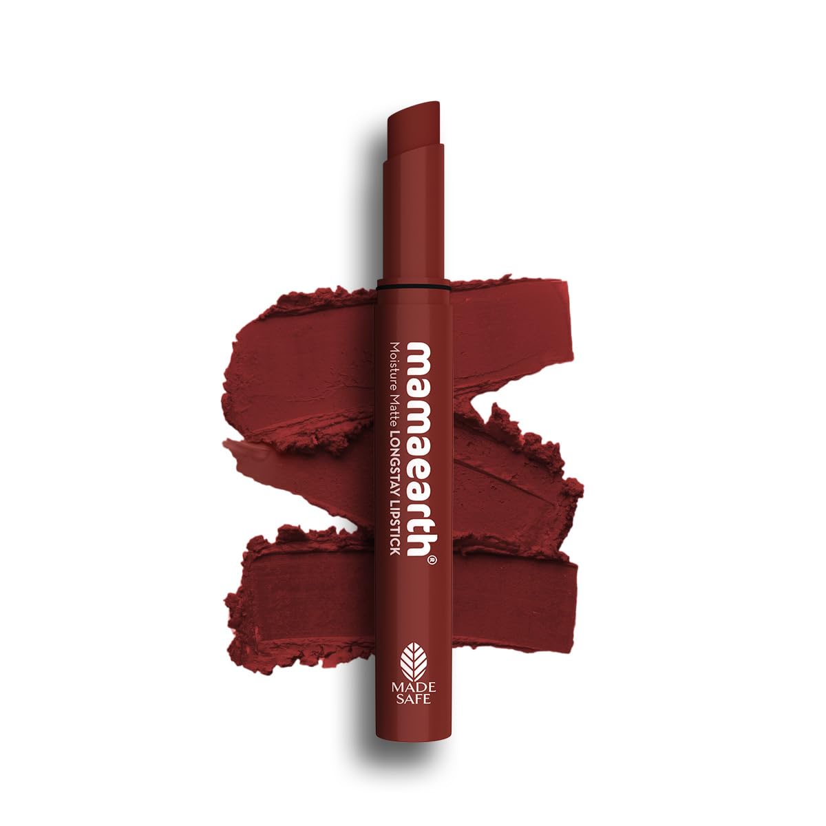 Mamaearth Moisture Matte Longstay Lipstick With Avocado Oil & Vitamin E For 12 Hour Long Stay-04 Cinnamon Nude - 2 G