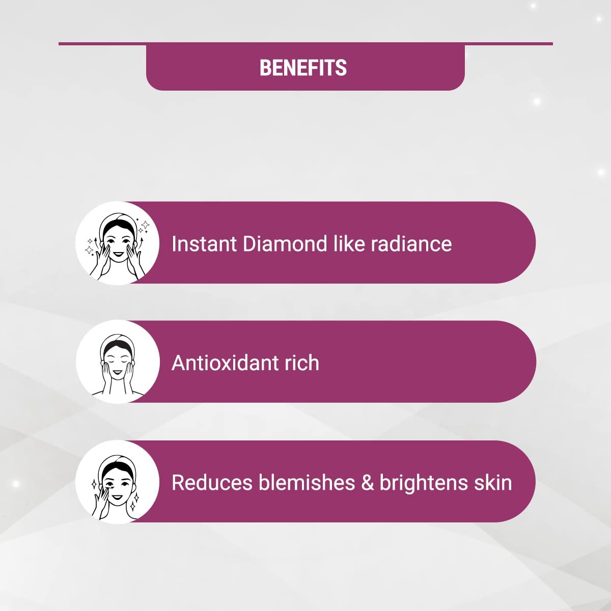 Lotus Herbals Radiant Diamond Cellular Radiance 5 In 1 Facial Kit | With Diamon Dust & Cinnamon | For Women & Men | For All Skin Types | 170g