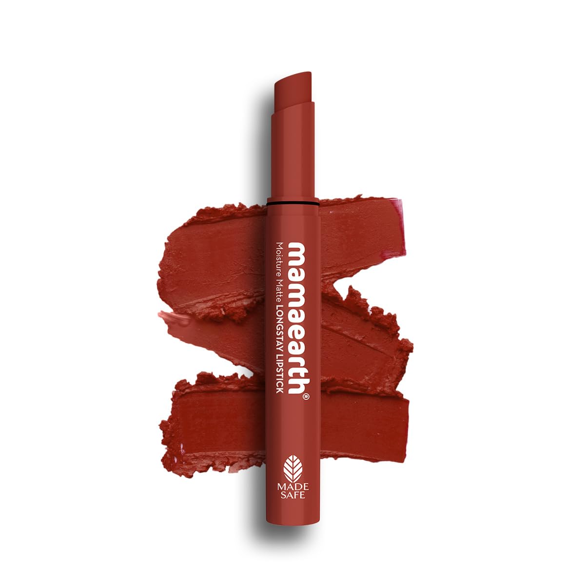 Mamaearth Moisture Matte Longstay Lipstick With Avocado Oil & Vitamin E For 12 Hour Long Stay-04 Cinnamon Nude - 2 G
