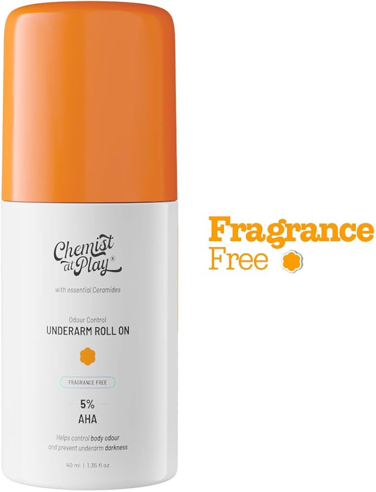 Chemist at Play UnderArm Roll-On 40Ml Fragrance Free (pack of 2)