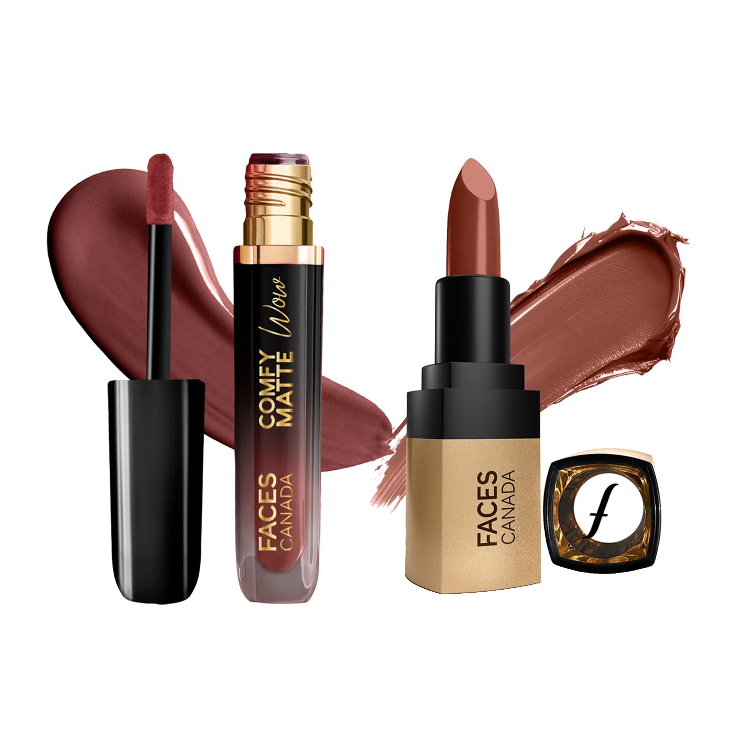 FACESCANADA Comfy Matte Wow Liquid Lipstick - Cocoa Crush 07, 3.8Ml | One Swipe Application | Highly Pigmented | Comfortable Wear | Glides Smoothly | Long Lasting | Transferproof
