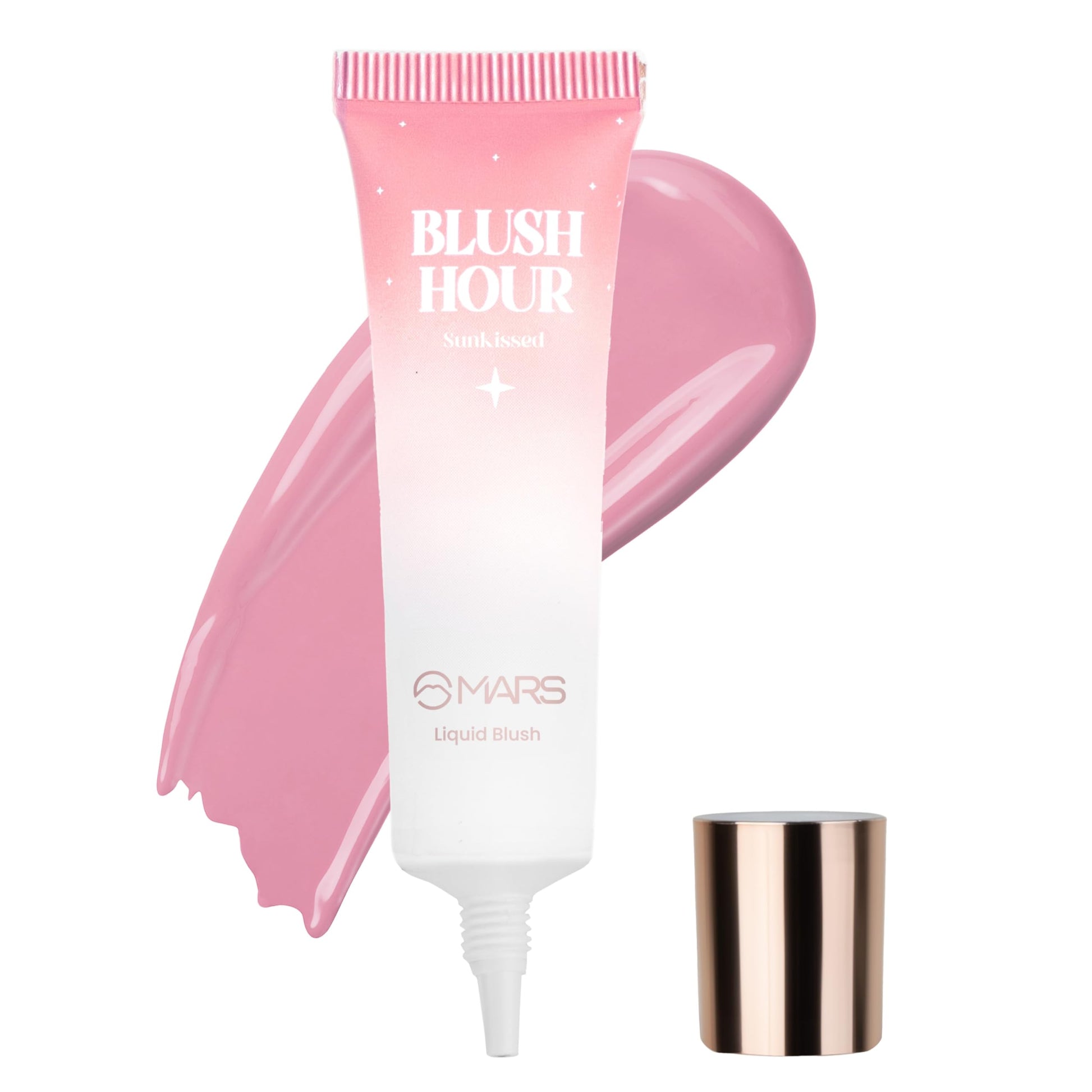 MARS Liquid Blush Hour | Dewy-Matte Finish | Highly Pigmented | Lightweight & Long-Lasting Formula | Effortless Application (12 ml) (05-DUSK)