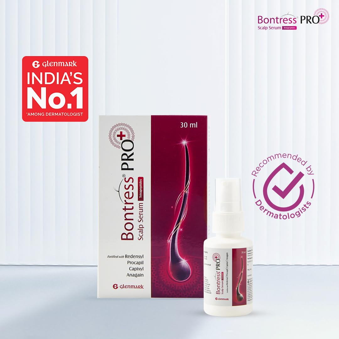 Bontress PRO+ Scalp Serum Fortified with Redensyl, Anagain, Capixyl,Procapil | Hair Serum for Hair Growth & Hair Fall 30ml - Dhevu