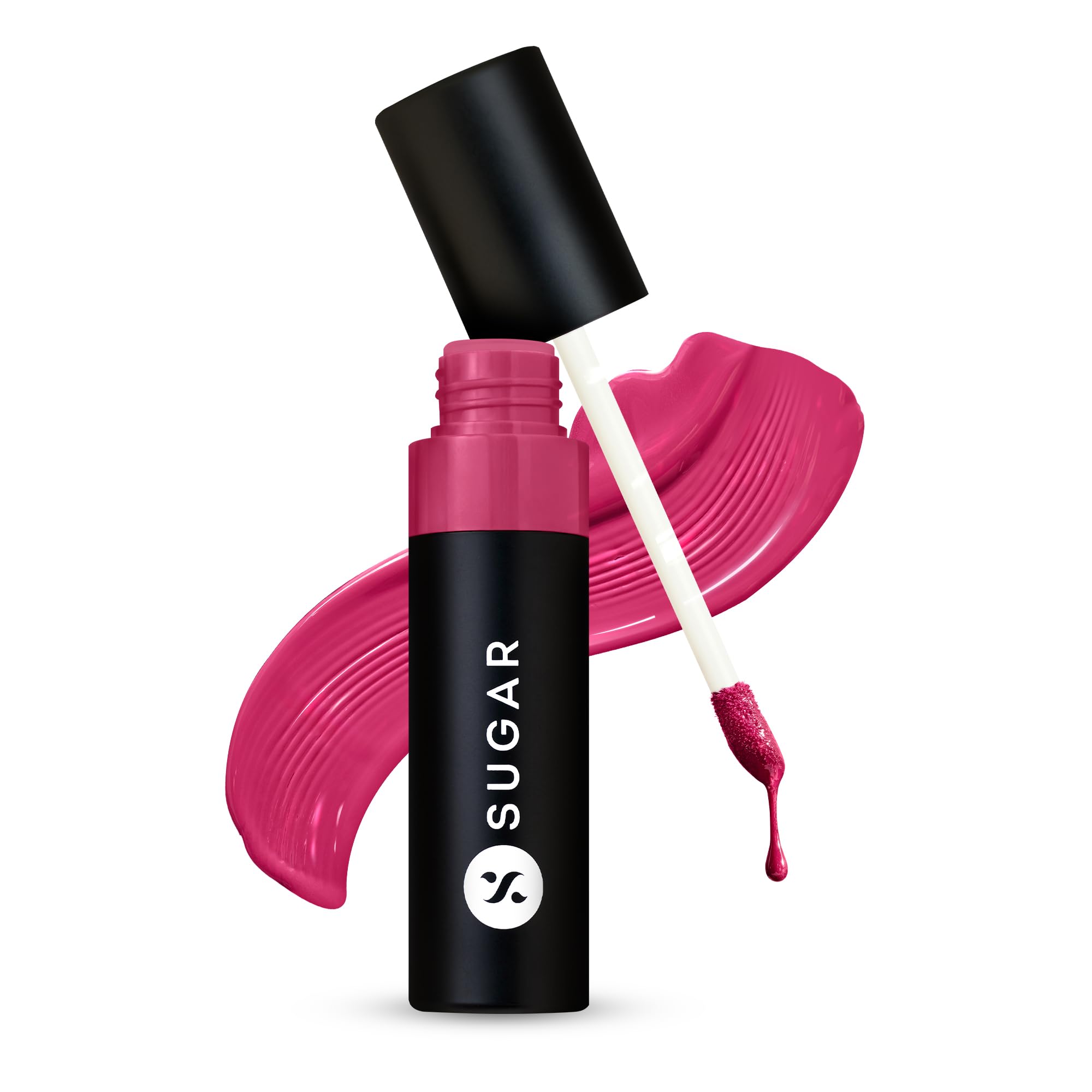 SUGAR Cosmetics Partner In Shine Transferproof Glossy Lipstick | Lasts upto 24hrs | Transferproof & Smudgeproof - 3ml - 01 Cinnamon Champagne