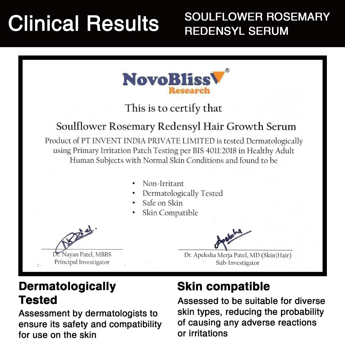 Soulflower Hair Growth Serum, Rosemary Oil, 3% Redensyl, 4% Anagain, Caffeine, Melanogray, Biotin, Rice Water, Clinically Tested on Real people, Hair growth & Hair fall control for Women & Men | 30ml
