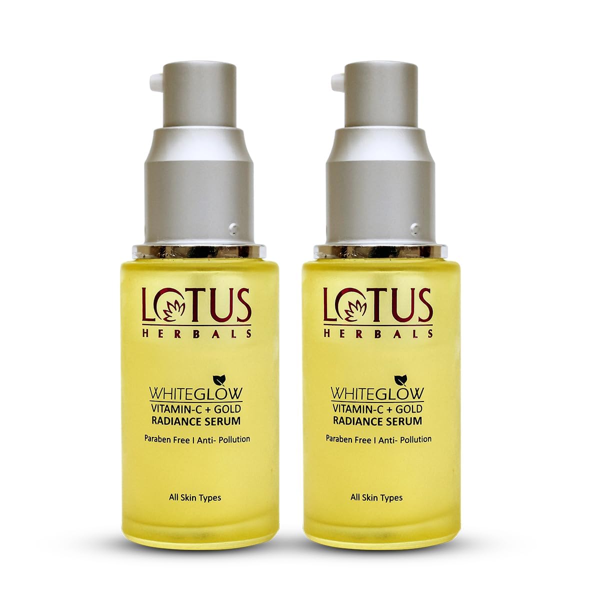Lotus Herbals WhiteGlow Vitamin C and Gold Radiance Face Serum | Hydrating & Brightening Serum For Dark Spots, Dull & Uneven Skin Tone | Paraben-Free | For Women and Men| For Oily, Dry & Combination Skin| 30ml