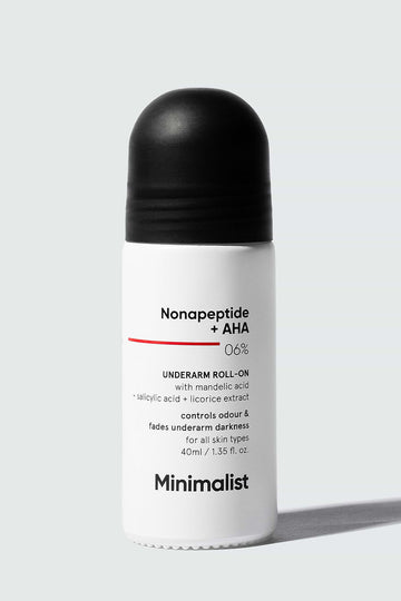 Minimalist Nonapeptide + AHA 6% Underarm Roll-On (pack of 2)