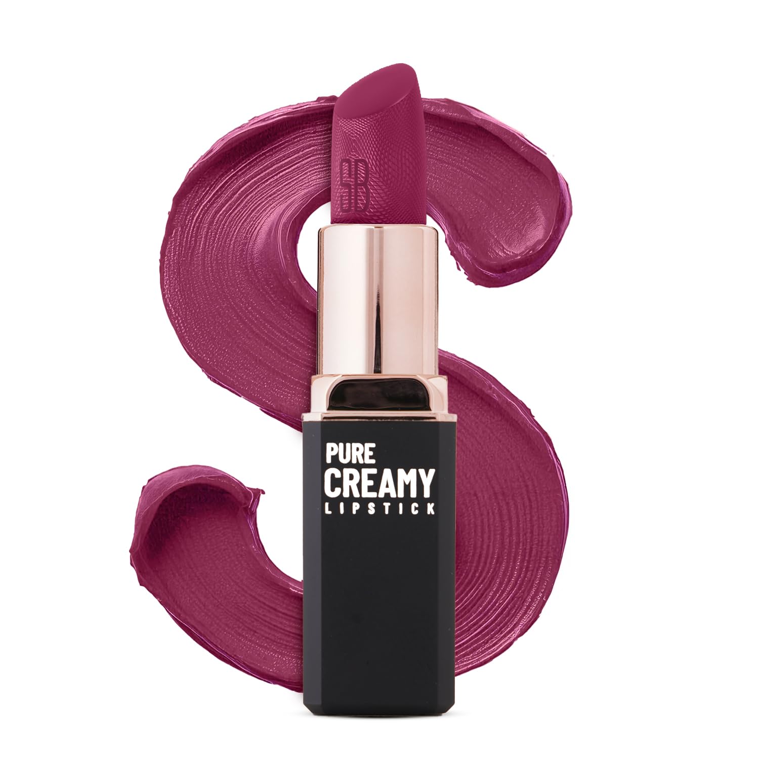 Swiss Beauty Pure Creamy Lipstick | Smooth Glide | Matte Finish | Rich Colour | With Vitamin E & Tea Tree Oil | Hydrating | All-Day Comfort | Shade- 01-Dare to Bare