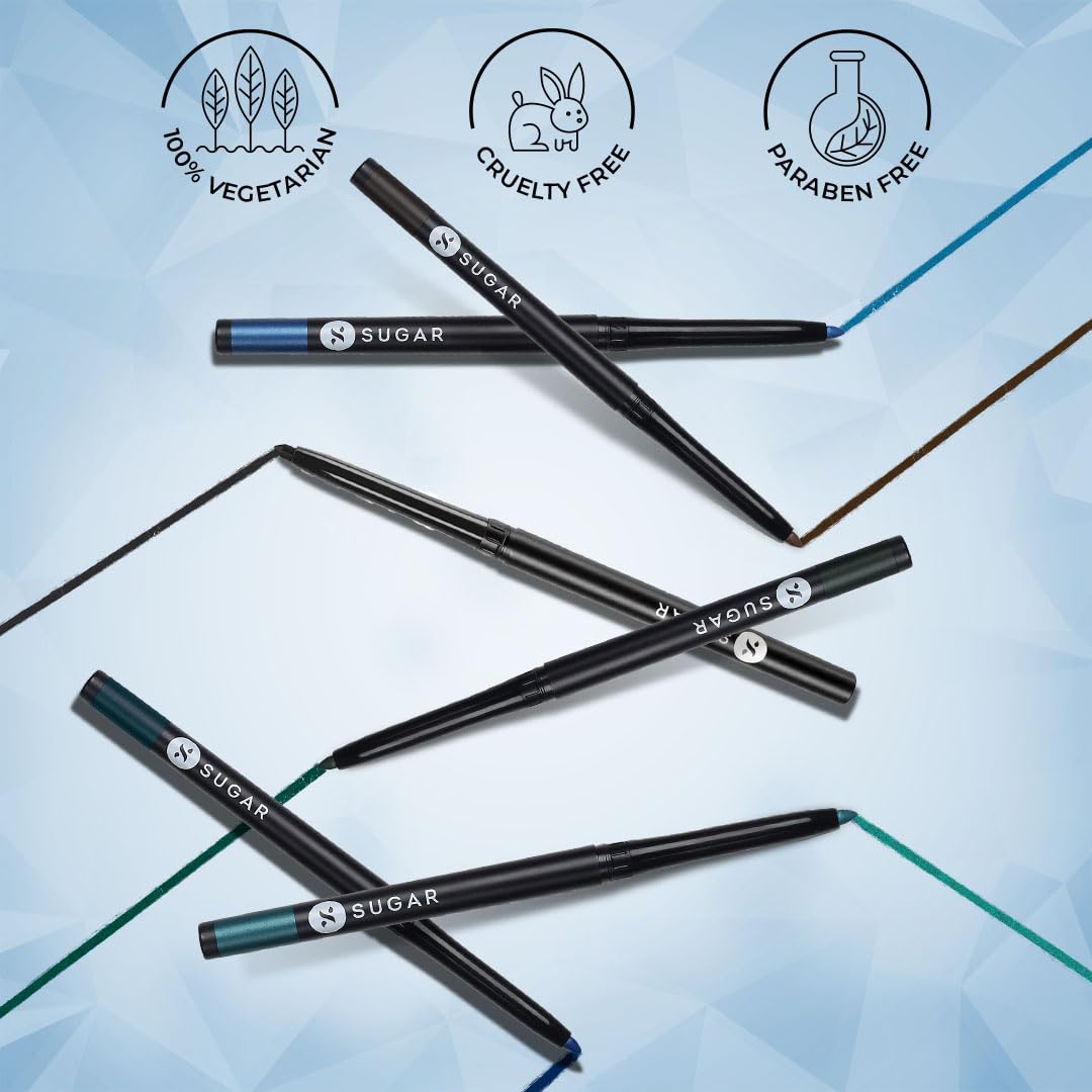 SUGAR Cosmetics Kohl Of Honour Intense Matte Kajal | Waterproof & Smudgeproof | Lasts upto 10hrs | 0.25gm - 01 Black Out
