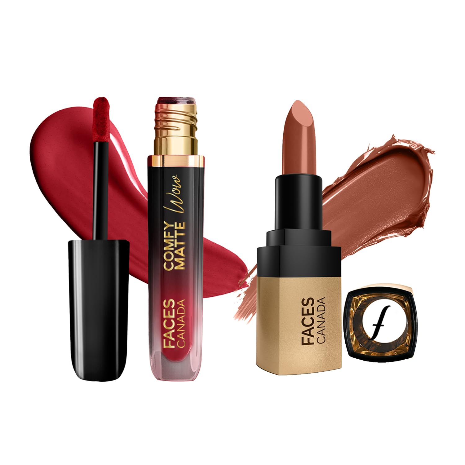 FACESCANADA Comfy Matte Wow Liquid Lipstick - Cocoa Crush 07, 3.8Ml | One Swipe Application | Highly Pigmented | Comfortable Wear | Glides Smoothly | Long Lasting | Transferproof