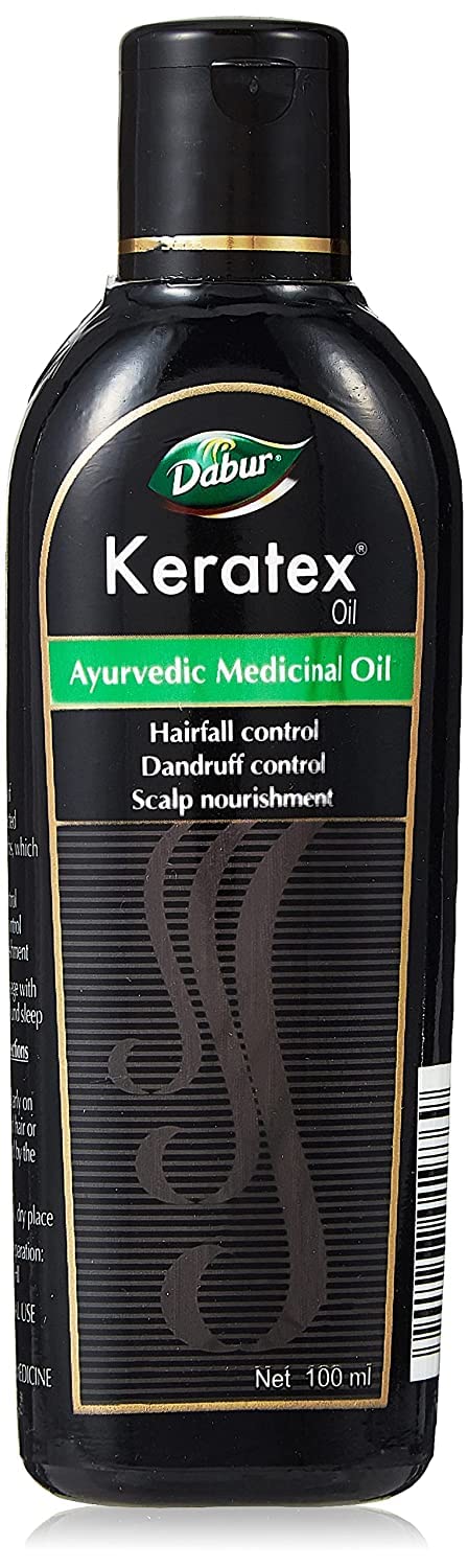 Dabur Keratex Oil Ayurvedic Medicinal Oil Reduces Hairfall, 100 Ml
