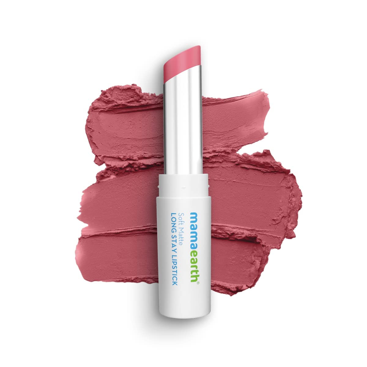 Mamaearth Soft Matte Long Stay Lipsticks with Jojoba Oil & Vitamin E for 12 Hour Long Stay  - 3.5 g - Dhevu