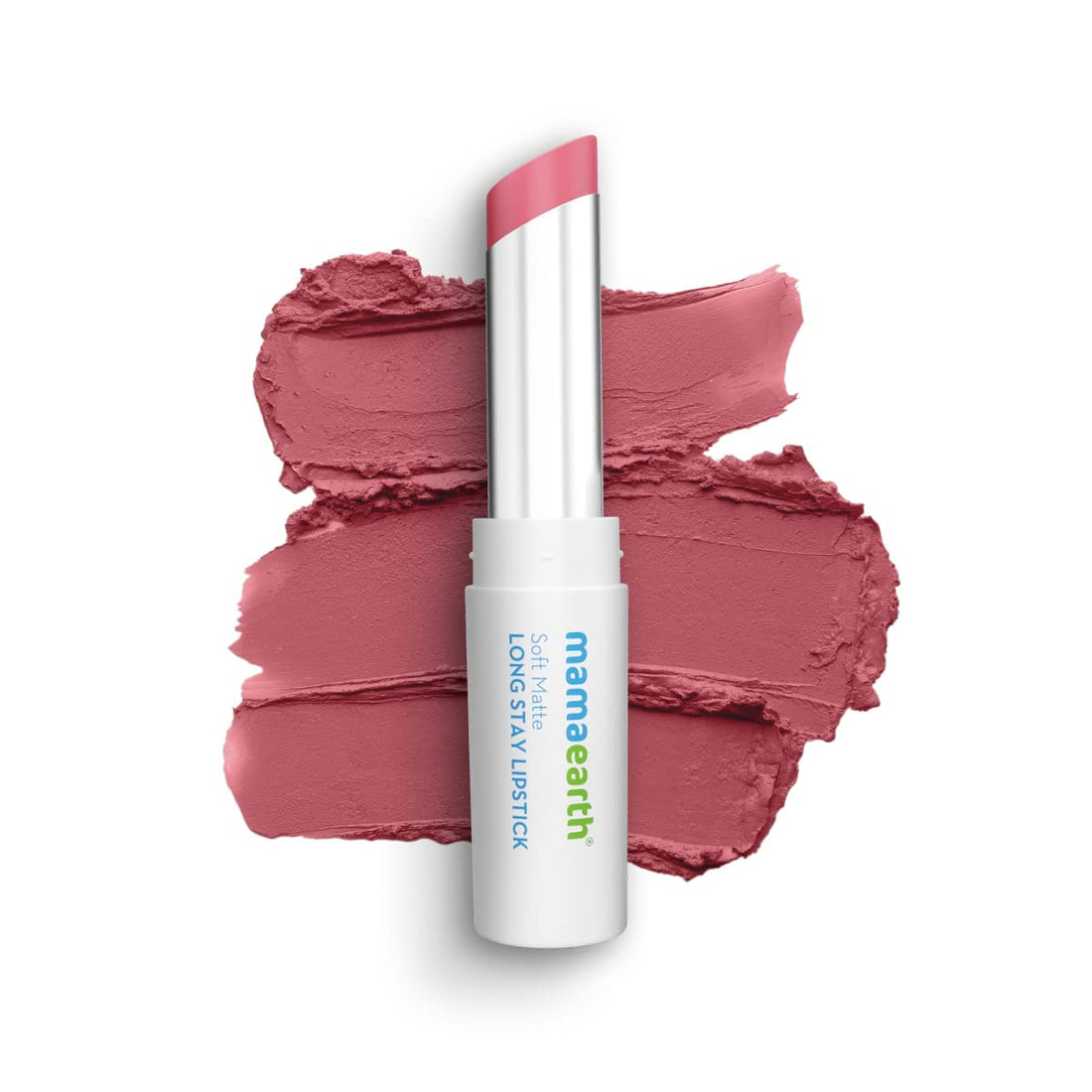 Mamaearth Soft Matte Long Stay Lipsticks with Jojoba Oil & Vitamin E for 12 Hour Long Stay - 04 Berry Nude - 3.5 g