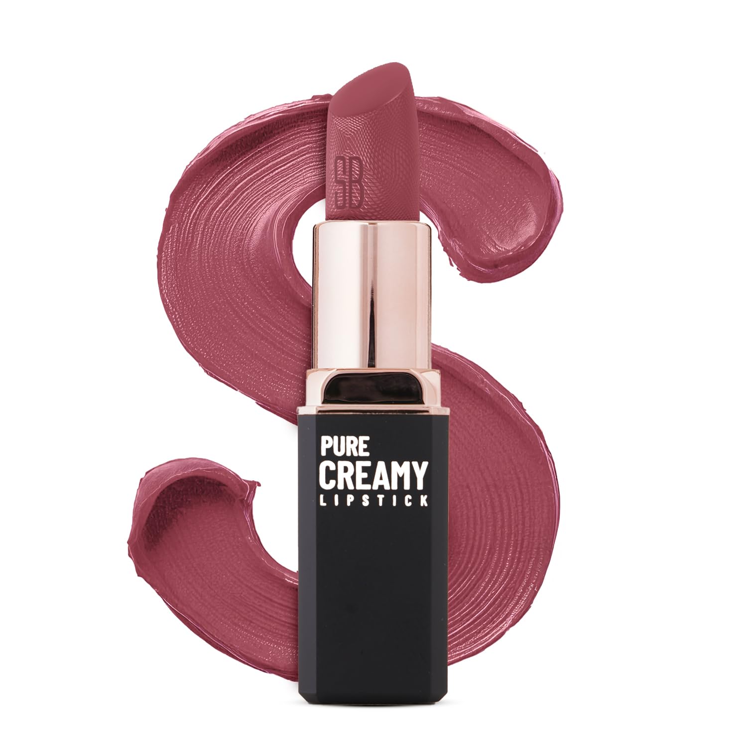 Swiss Beauty Pure Creamy Lipstick | Smooth Glide | Matte Finish | Rich Colour | With Vitamin E & Tea Tree Oil | Hydrating | All-Day Comfort | Shade- 01-Dare to Bare