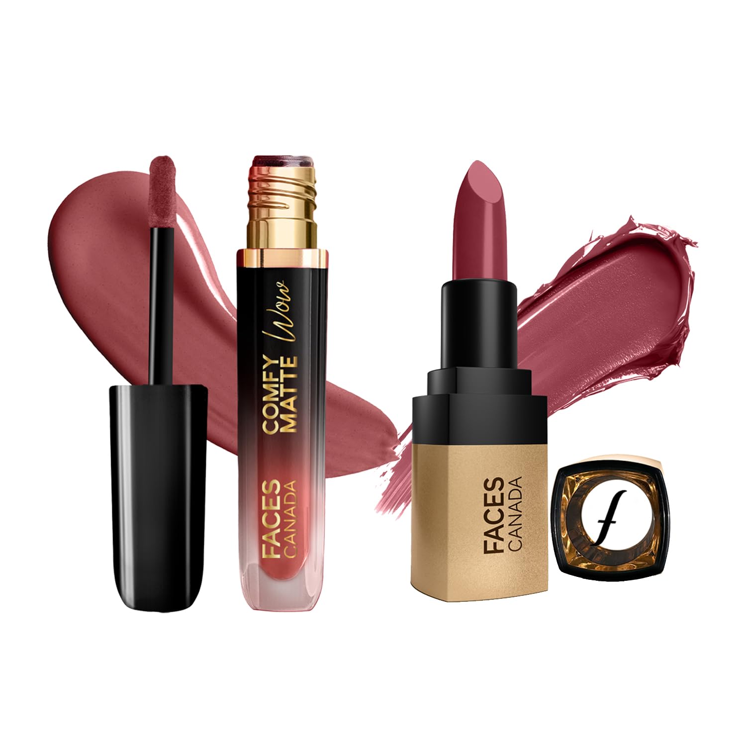 FACESCANADA Comfy Matte Wow Liquid Lipstick - Cocoa Crush 07, 3.8Ml | One Swipe Application | Highly Pigmented | Comfortable Wear | Glides Smoothly | Long Lasting | Transferproof